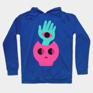 Skull's Watchful Hand Hoodie